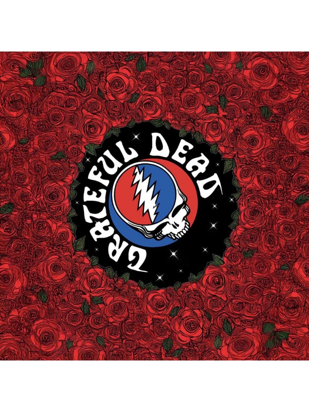Grateful Dead SYF Roses Bandana ~ 22" x 22" ~ Officially Licensed ~ Brand New!